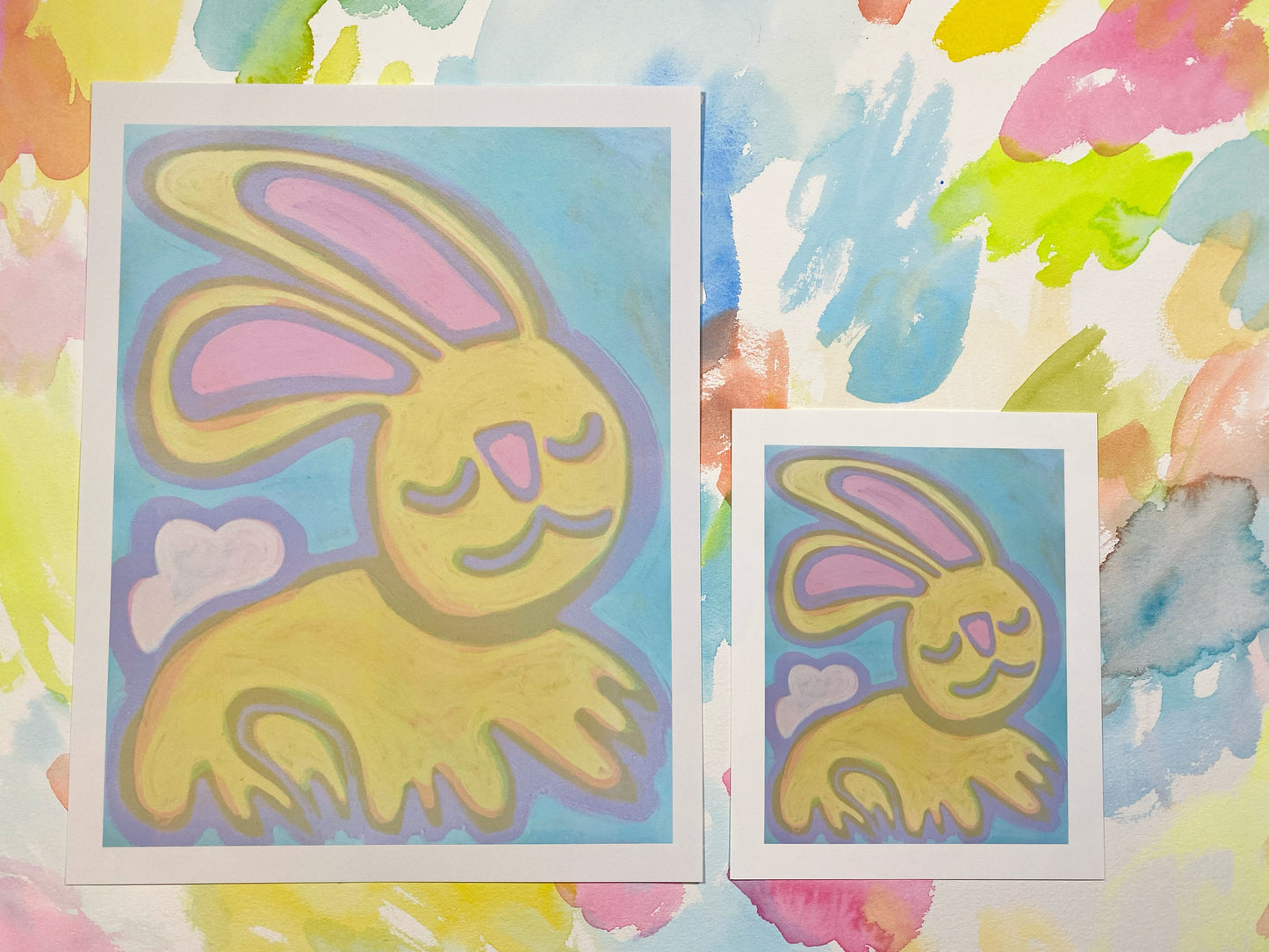 Bunny Art Print | Cute Art Print