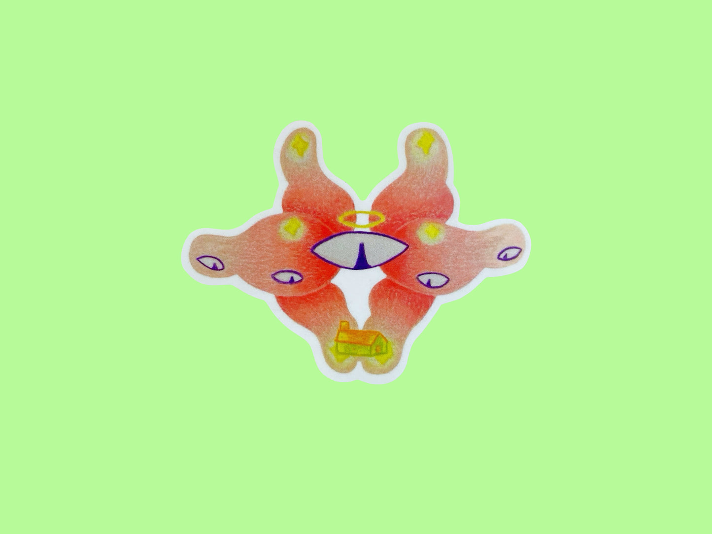 Watching Over You Sticker | Cute Vinyl Sticker