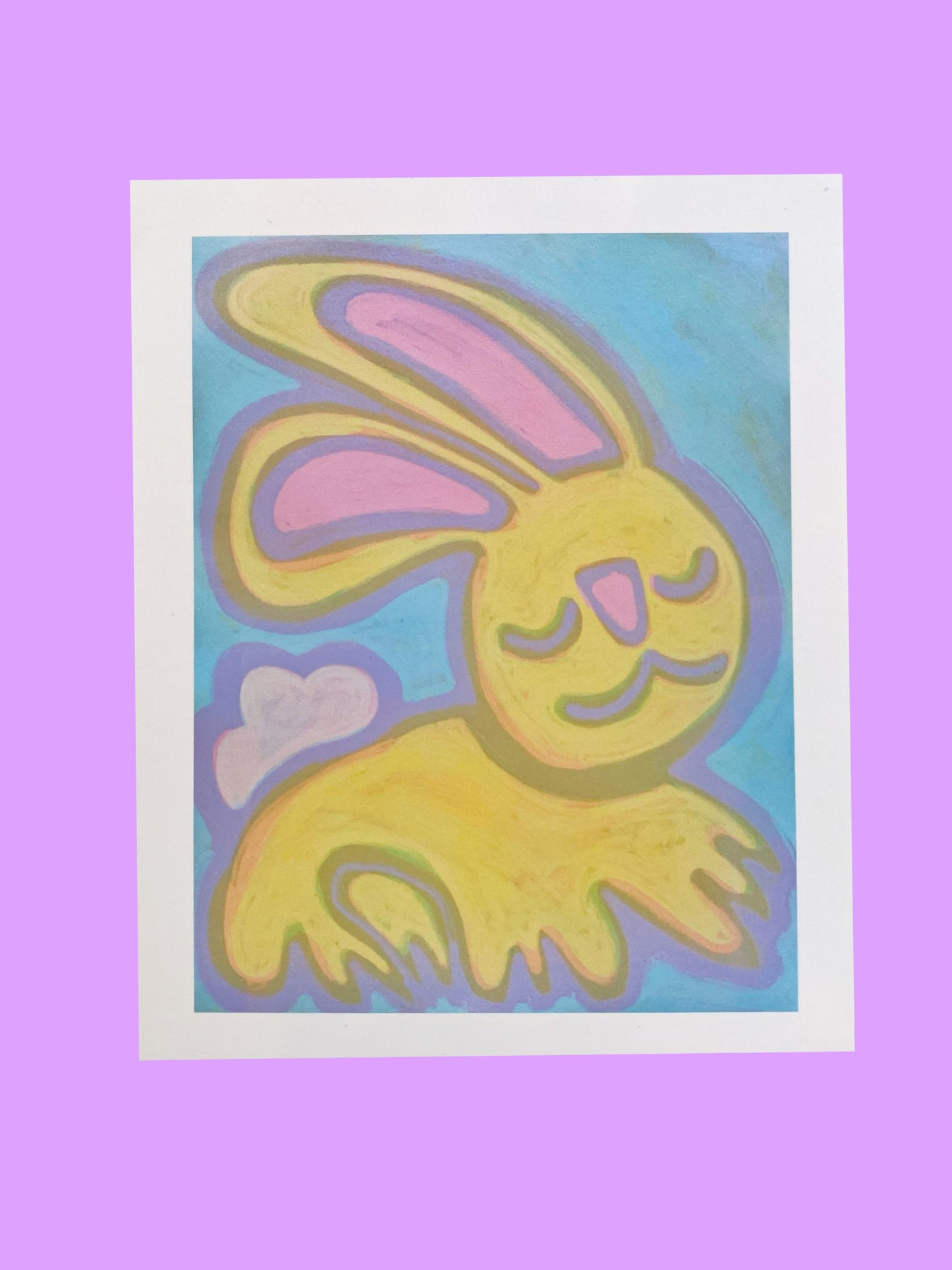 Bunny Art Print | Cute Art Print