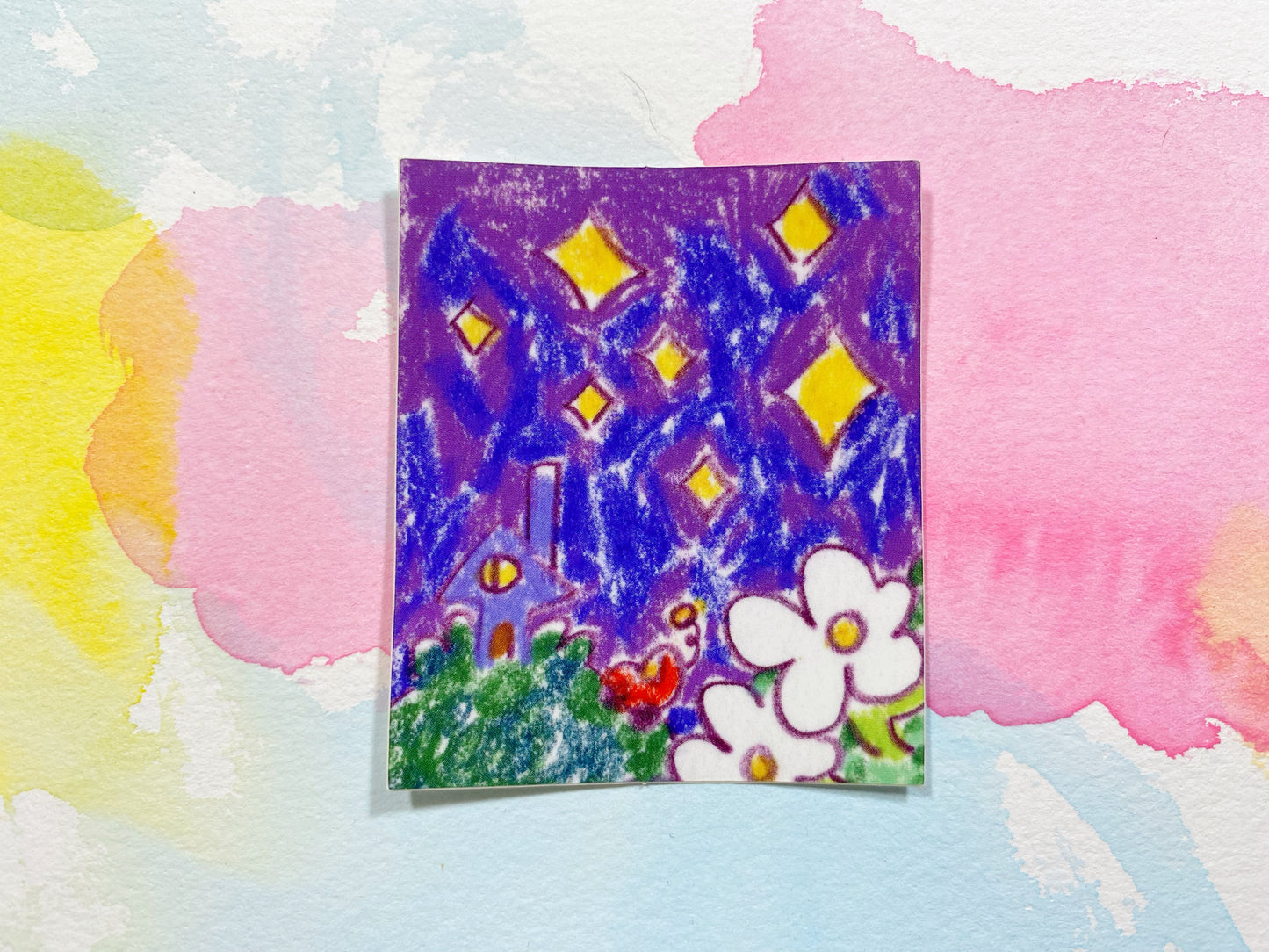 Night Sky Sticker | Cute Vinyl Sticker