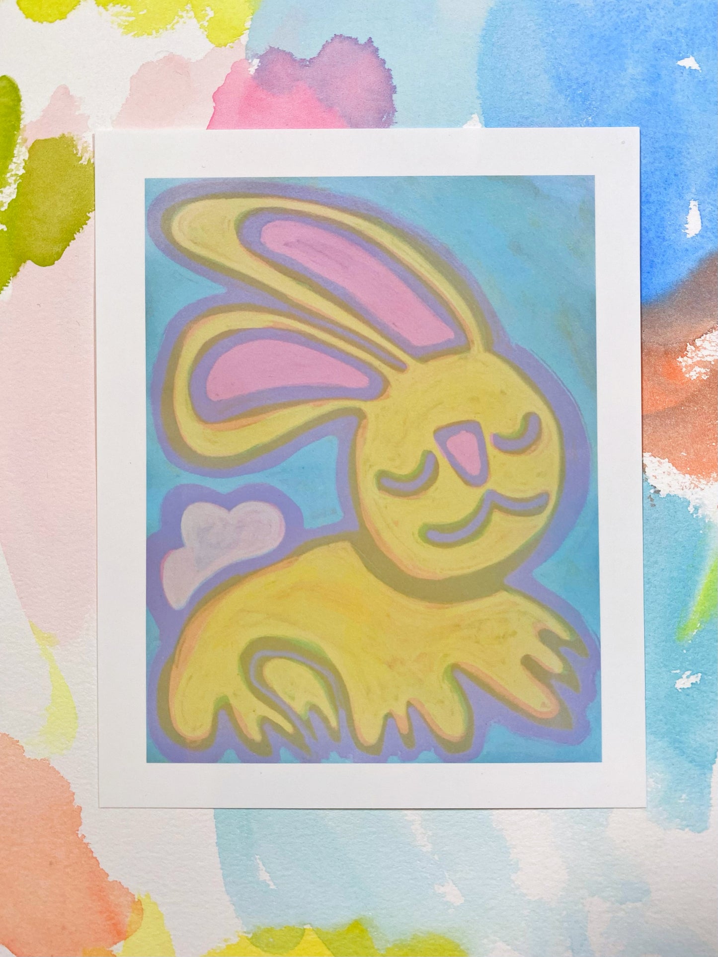 Bunny Art Print | Cute Art Print