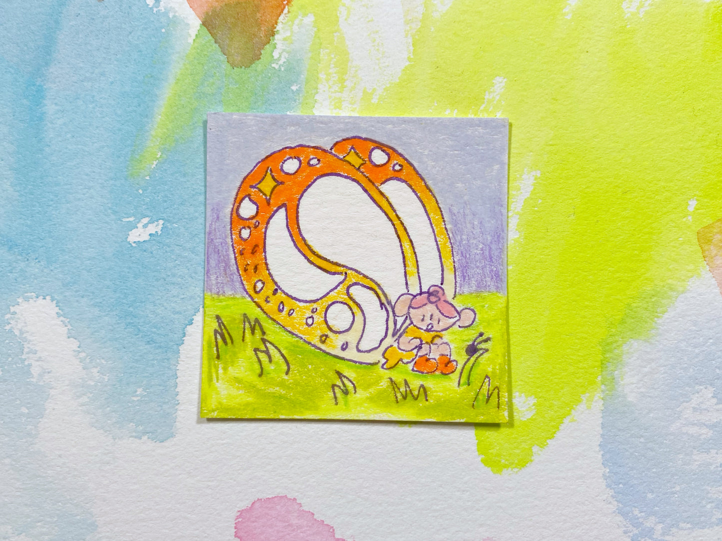 Fall Fairy Original Artwork | Cute Original Art | Mini Art