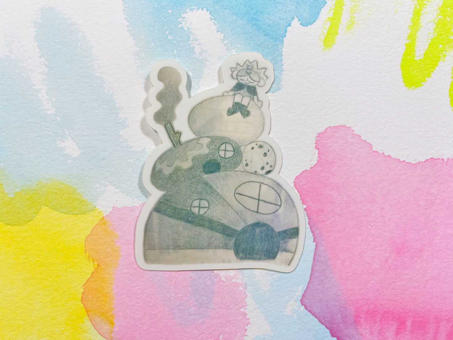 Rock House Sticker | Cute Vinyl Sticker