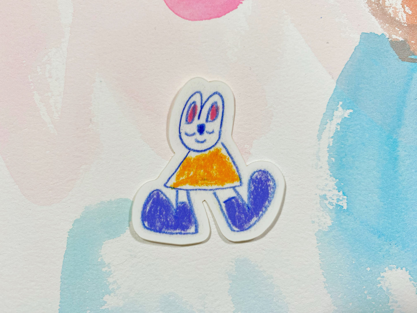 Bubbly Bun Sticker | Cute Vinyl Sticker