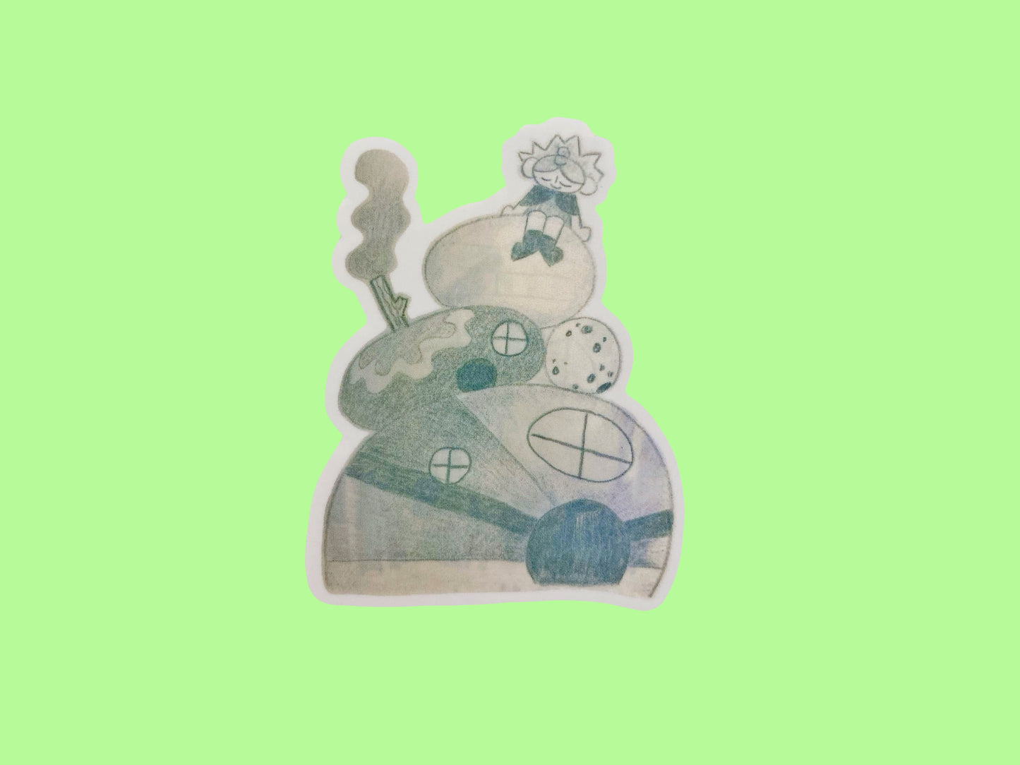 Rock House Sticker | Cute Vinyl Sticker
