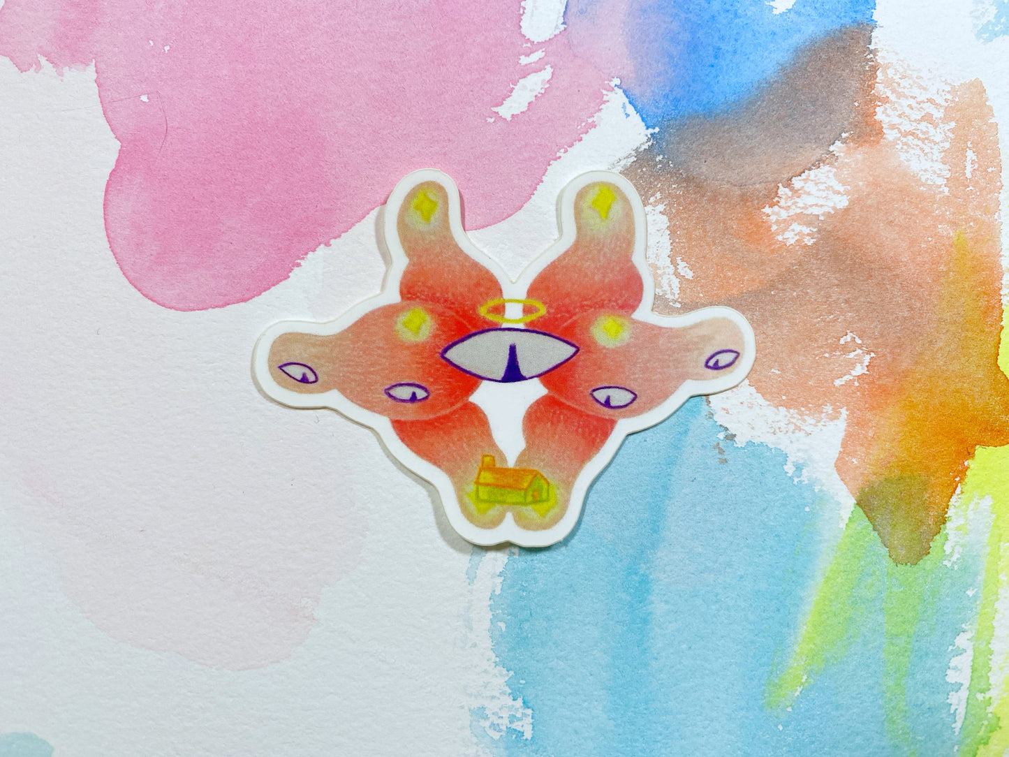 Watching Over You Sticker | Cute Vinyl Sticker