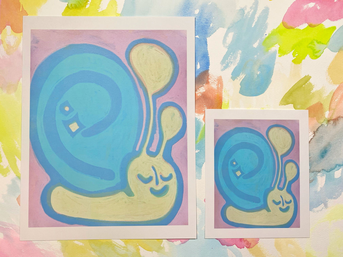 Snail Art Print | Cute Art Print