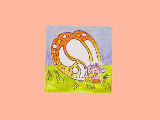 Fall Fairy Original Artwork | Cute Original Art | Mini Art