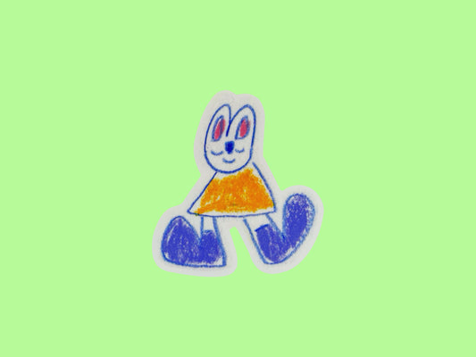 Bubbly Bun Sticker | Cute Vinyl Sticker