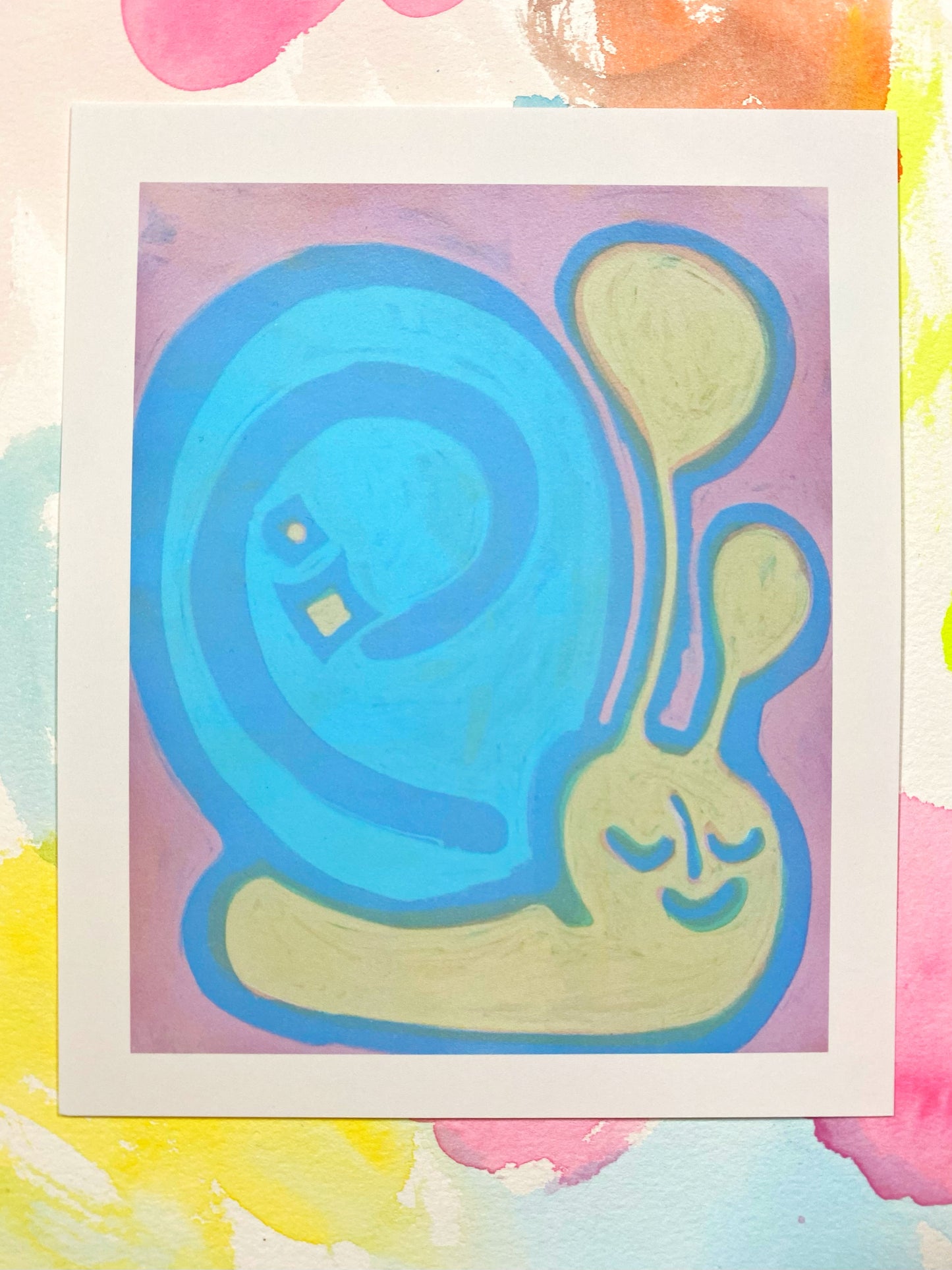 Snail Art Print | Cute Art Print