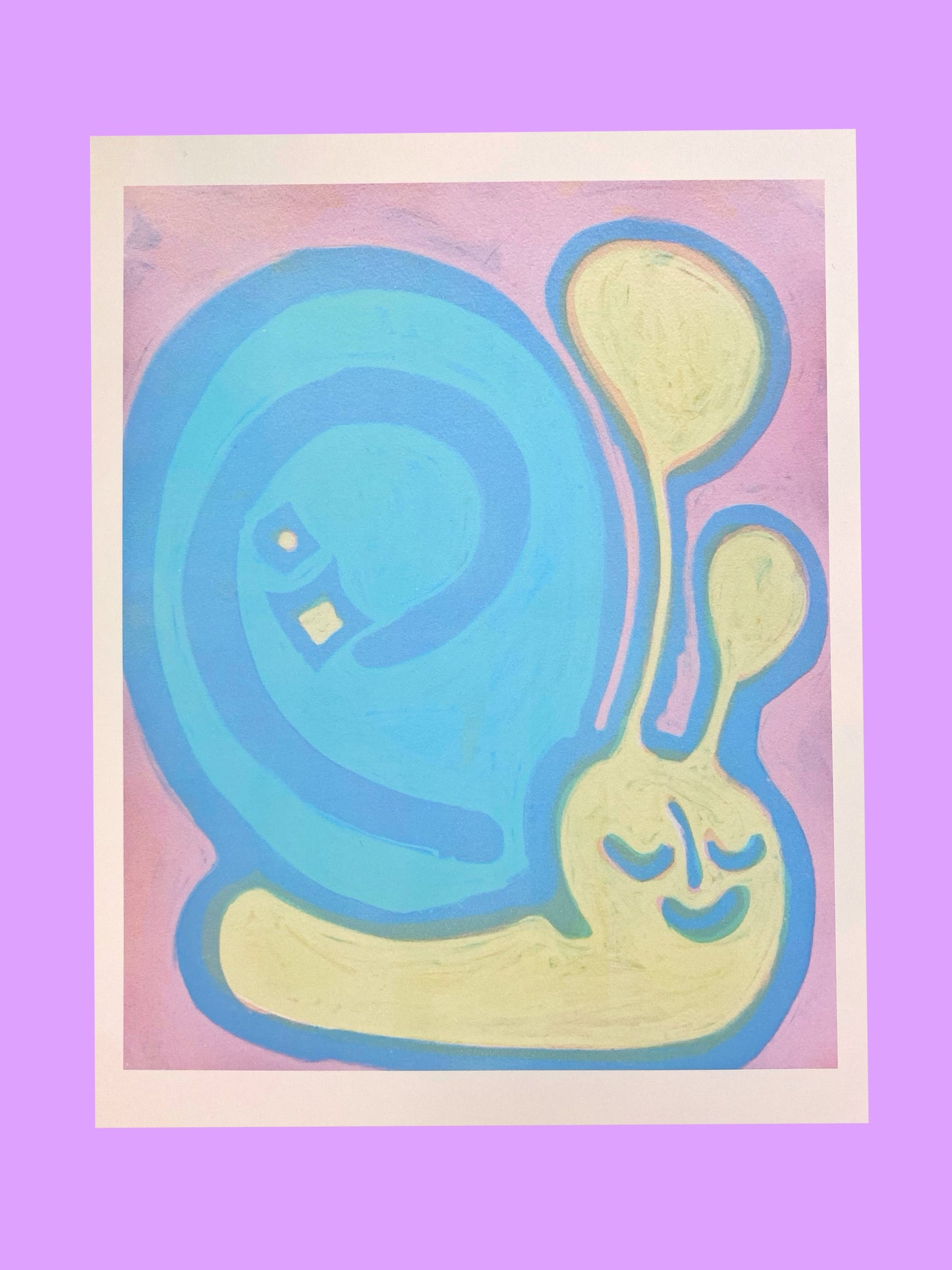 Snail Art Print | Cute Art Print